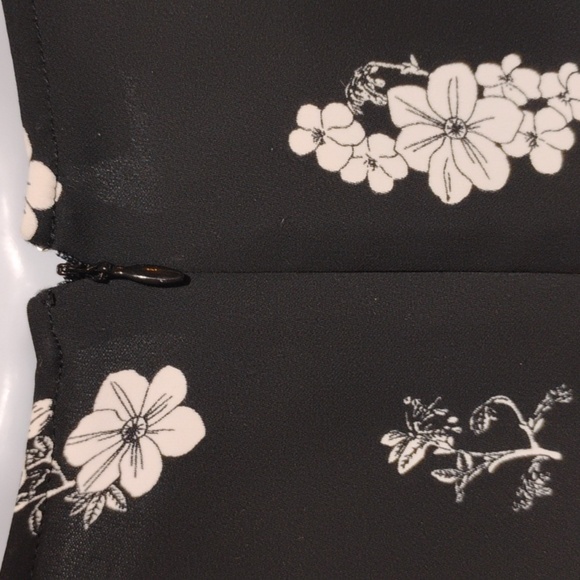 Alfani Floral Patterned - Black, White and Red Top - Picture 8 of 14